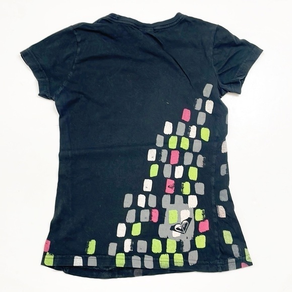 Roxy black short sleeve t-shirt - Picture 2 of 3